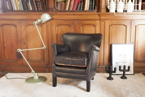 Fauteuil en cuir marron PIB Fauteuils Fauteuil En Cuir Marron -Chaise Soldes 2024 fauteuil en cuir marron 2