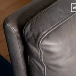 PIB Fauteuils Fauteuil En Cuir Pleine Fleur Gris 4 PIB Fauteuils Fauteuil En Cuir Pleine Fleur Gris -Chaise Soldes 2024 fauteuil en cuir pleine fleur gris 4