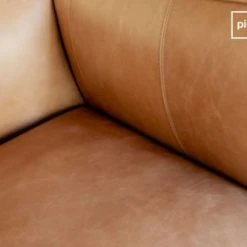 PIB Fauteuils Fauteuil En Cuir Pleine Fleur Marron -Chaise Soldes 2024 fauteuil en cuir pleine fleur marron 5