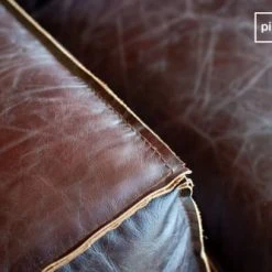 PIB Fauteuils Fauteuil En Cuir Pleine Fleur Rouge Marsala -Chaise Soldes 2024 fauteuil en cuir pleine fleur rouge marsala 5