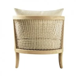 Maisons Du Monde Fauteuils Fauteuil En Frêne Avec Coussins En Coton Beige -Chaise Soldes 2024 fauteuil en frene avec coussins en coton beige 1000 3 21 210310 3