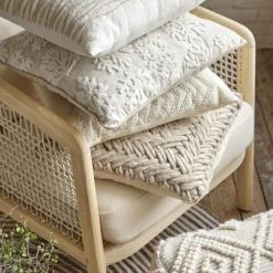 Maisons Du Monde Fauteuils Fauteuil En Frêne Avec Coussins En Coton Beige -Chaise Soldes 2024 fauteuil en frene avec coussins en coton beige 1000 3 21 210310 5