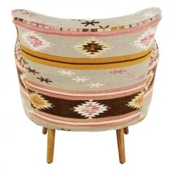 Maisons Du Monde Fauteuils Fauteuil En Kilim Multicolore -Chaise Soldes 2024 fauteuil en kilim multicolore 1000 0 10 175695 6