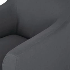 Maisons Du Monde Fauteuils Fauteuil En Lin Froissé Gris Anthracite -Chaise Soldes 2024 fauteuil en lin froisse gris anthracite 1000 4 6 201726 3