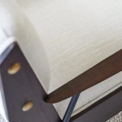 Tikamoon Fauteuils Fauteuil En Mindi Et Tissu -Chaise Soldes 2024 fauteuil en mindi et tissu 2