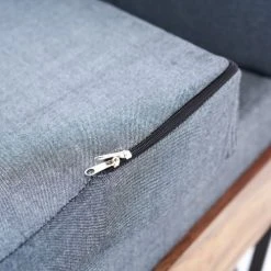 Tikamoon Fauteuils Fauteuil En Palissandre Massif Et Tissu -Chaise Soldes 2024 fauteuil en palissandre massif et tissu 4