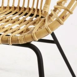 Maisons Du Monde Fauteuils Et Poufs Enfant Fauteuil En Rotin Et Métal Noir -Chaise Soldes 2024 fauteuil en rotin et metal noir 1000 12 30 181045 3