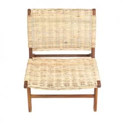 HYDILE Fauteuils Fauteuil En Rotin Et Teck 3 HYDILE Fauteuils Fauteuil En Rotin Et Teck -Chaise Soldes 2024 fauteuil en rotin et teck 3