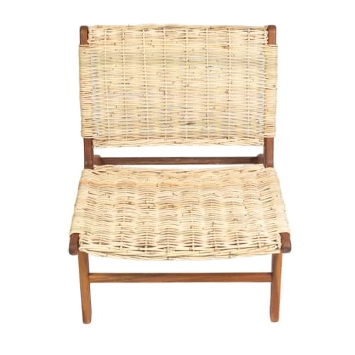 Fauteuil en rotin et teck HYDILE Fauteuils Fauteuil En Rotin Et Teck -Chaise Soldes 2024 fauteuil en rotin et teck 3