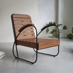 Tikamoon Fauteuils Fauteuil En Teck Massif -Chaise Soldes 2024 fauteuil en teck massif 9