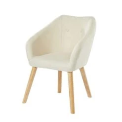 Baita Fauteuils Fauteuil En Tissu 1 Place Jaune -Chaise Soldes 2024 fauteuil en tissu 1 place blanc creme 7