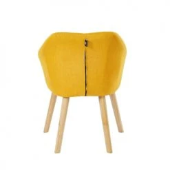 Baita Fauteuils Fauteuil En Tissu 1 Place Jaune -Chaise Soldes 2024 fauteuil en tissu 1 place jaune 10