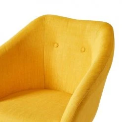 Baita Fauteuils Fauteuil En Tissu 1 Place Jaune -Chaise Soldes 2024 fauteuil en tissu 1 place jaune 8