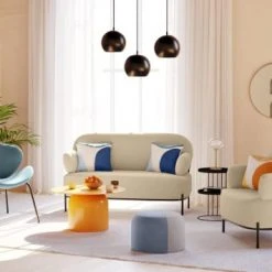 Potiron Paris Fauteuils Fauteuil En Tissu Beige -Chaise Soldes 2024 fauteuil en tissu beige 11