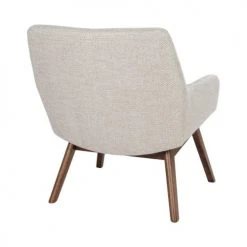 House Nordic Fauteuils Fauteuil En Tissu Et Pieds En Bois Naturel Ecru -Chaise Soldes 2024 fauteuil en tissu et pieds en bois naturel ecru 4