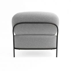 Potiron Paris Fauteuils Fauteuil En Tissu Gris Foncé -Chaise Soldes 2024 fauteuil en tissu gris fonce 2