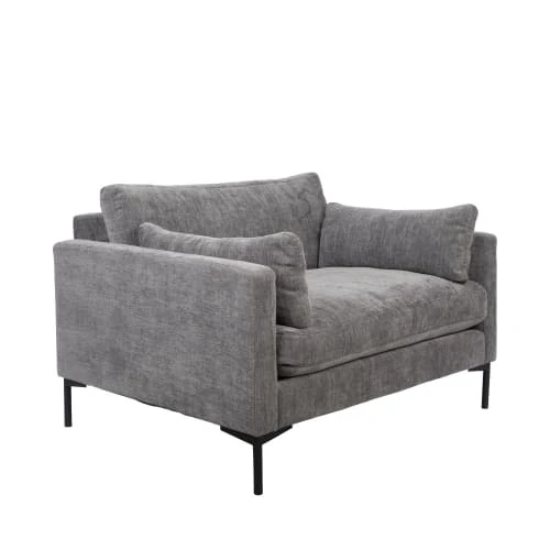 Fauteuil en tissu gris Zuiver Fauteuils Fauteuil En Tissu Gris -Chaise Soldes 2024 fauteuil en tissu gris