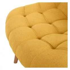 Rendez Vous Déco Fauteuils Fauteuil En Tissu Jaune -Chaise Soldes 2024 fauteuil en tissu jaune 10