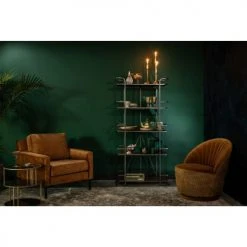 Dutchbone Fauteuils Fauteuil En Tissu Marron -Chaise Soldes 2024 fauteuil en tissu marron 8