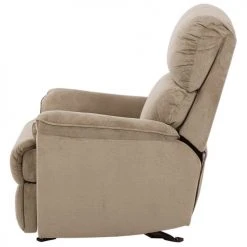 Beliani Fauteuils Fauteuil En Tissu Marron Clair -Chaise Soldes 2024 fauteuil en tissu marron clair 3