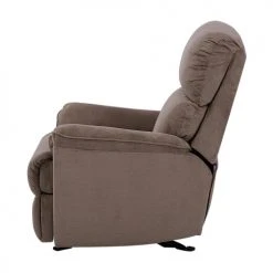Beliani Fauteuils Fauteuil En Tissu Marron Clair -Chaise Soldes 2024 fauteuil en tissu marron clair 4