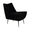 Dutchbone Fauteuils Fauteuil En Tissu Noir