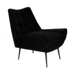 Dutchbone Fauteuils Fauteuil En Tissu Noir