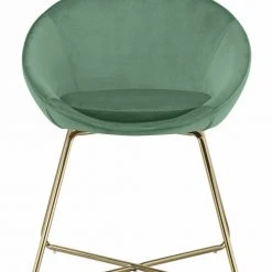 Baita Fauteuils Fauteuil En Velours 1 Place Vert -Chaise Soldes 2024 fauteuil en velours 1 place vert 2