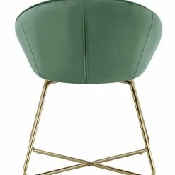 Baita Fauteuils Fauteuil En Velours 1 Place Vert -Chaise Soldes 2024 fauteuil en velours 1 place vert 3