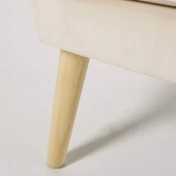 Maisons Du Monde Fauteuils Fauteuil En Velours Beige -Chaise Soldes 2024 fauteuil en velours beige 1000 13 0 185976 4