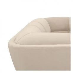 Rendez Vous Déco Fauteuils Fauteuil En Velours Beige -Chaise Soldes 2024 fauteuil en velours beige 5