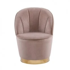 Beliani Fauteuils Fauteuil En Velours Beige -Chaise Soldes 2024 fauteuil en velours beige 8