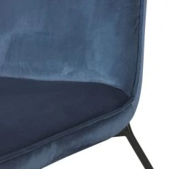 Maisons Du Monde Fauteuils Fauteuil En Velours Bleu -Chaise Soldes 2024 fauteuil en velours bleu 1000 3 2 216277 3