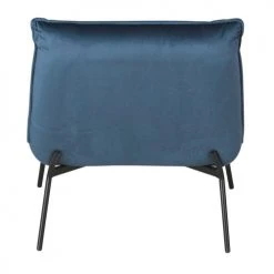 Maisons Du Monde Fauteuils Fauteuil En Velours Bleu -Chaise Soldes 2024 fauteuil en velours bleu 1000 3 2 216277 4