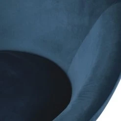 Maisons Du Monde Fauteuils Fauteuil En Velours Bleu Et Pieds En Métal -Chaise Soldes 2024 fauteuil en velours bleu et pieds en metal 1000 8 8 216078 3