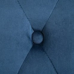 Beliani Fauteuils Fauteuil En Velours Bleu Foncé -Chaise Soldes 2024 fauteuil en velours bleu fonce 4