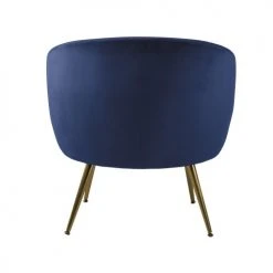 Maisons Du Monde Fauteuils Fauteuil En Velours Bleu Nuit -Chaise Soldes 2024 fauteuil en velours bleu nuit 1000 0 30 209950 3