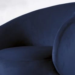 Maisons Du Monde Fauteuils Fauteuil En Velours Bleu Nuit -Chaise Soldes 2024 fauteuil en velours bleu nuit 1000 0 30 209950 4