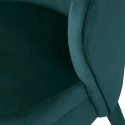 Maisons Du Monde Fauteuils Fauteuil En Velours Bleu Paon -Chaise Soldes 2024 fauteuil en velours bleu paon 1000 14 0 216152 3