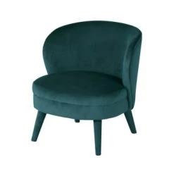 Maisons Du Monde Fauteuils Fauteuil En Velours Ocre -Chaise Soldes 2024 fauteuil en velours bleu paon kate 1000 14 0 216152 1