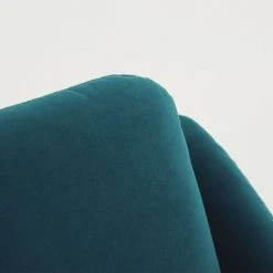 Maisons Du Monde Fauteuils Fauteuil En Velours Bleu Pétrole -Chaise Soldes 2024 fauteuil en velours bleu petrole 1000 12 5 174993 13