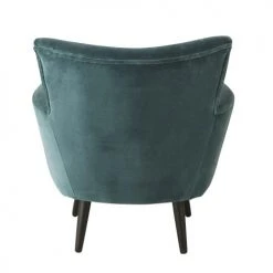 Maisons Du Monde Fauteuils Fauteuil En Velours Bleu Pétrole -Chaise Soldes 2024 fauteuil en velours bleu petrole 1000 4 16 198989 3