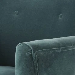 Maisons Du Monde Fauteuils Fauteuil En Velours Bleu Pétrole -Chaise Soldes 2024 fauteuil en velours bleu petrole 1000 4 16 198989 4