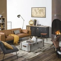 Maisons Du Monde Fauteuils Fauteuil En Velours Côtelé Gris -Chaise Soldes 2024 fauteuil en velours cotele gris 1000 11 2 196310 10