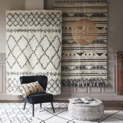 Maisons Du Monde Fauteuils Fauteuil En Velours De Coton Noir -Chaise Soldes 2024 fauteuil en velours de coton noir 1000 2 12 165939 4