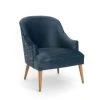 Hellin Fauteuils Fauteuil En Velours Fleuri