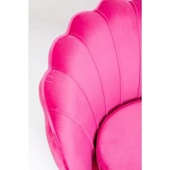 Kare Design Fauteuils Fauteuil En Velours Fuchsia Et Acier Doré -Chaise Soldes 2024 fauteuil en velours fuchsia et acier dore 2
