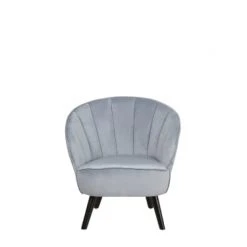 Beliani Fauteuils Fauteuil En Velours Gris Clair -Chaise Soldes 2024 fauteuil en velours gris clair 2