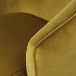 Maisons Du Monde Fauteuils Fauteuil En Velours Jaune Moutarde -Chaise Soldes 2024 fauteuil en velours jaune moutarde 1000 3 33 209953 4