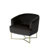 Maisons Du Monde Fauteuils Fauteuil En Velours Noir